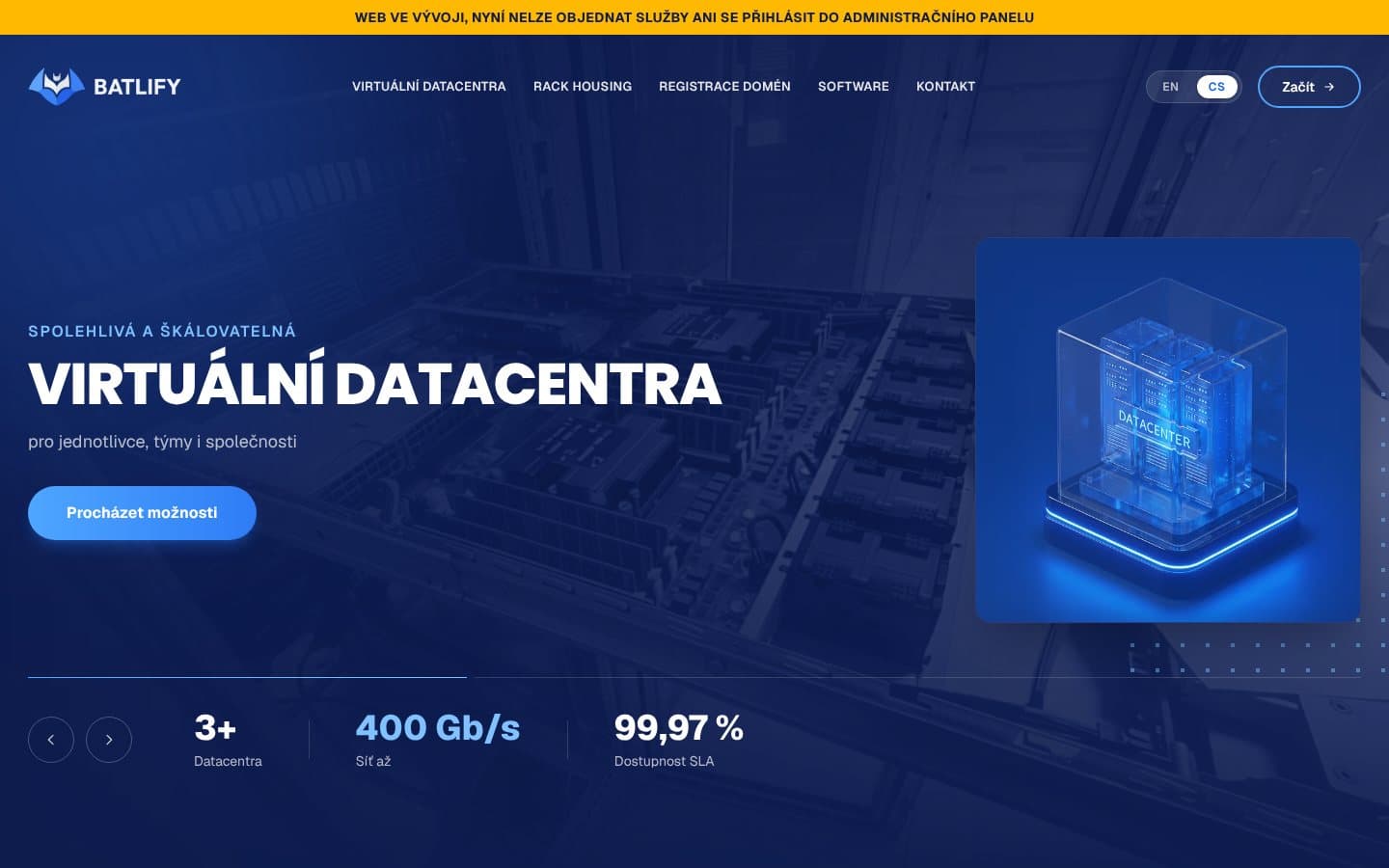 Ukázka projektu Batlify
