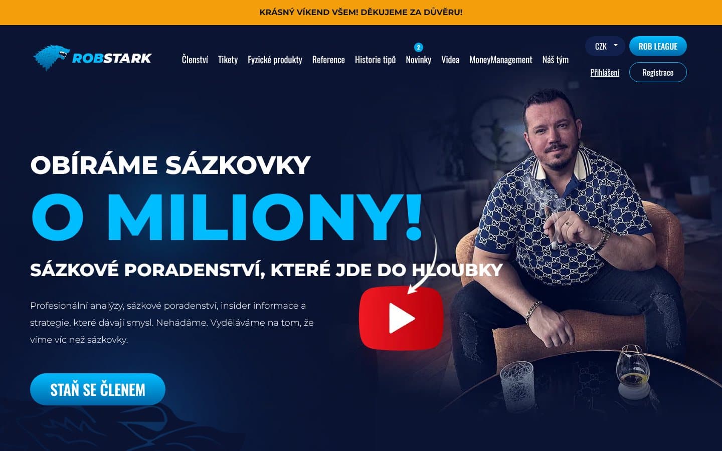 Ukázka projektu RobStark